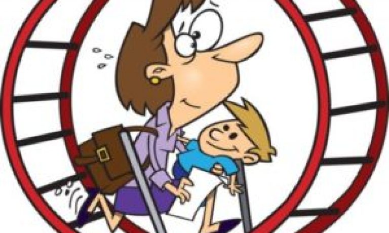 Hamster-Wheel-with-Mom-and-Child